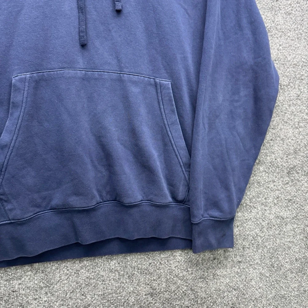 Nike Sportswear Hoodie Mens Large Navy Blue Long Sleeve Fleece Pullover Athletic